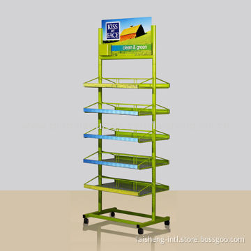 Beverage Display Rack with Heavy Gauge Steel Tubing